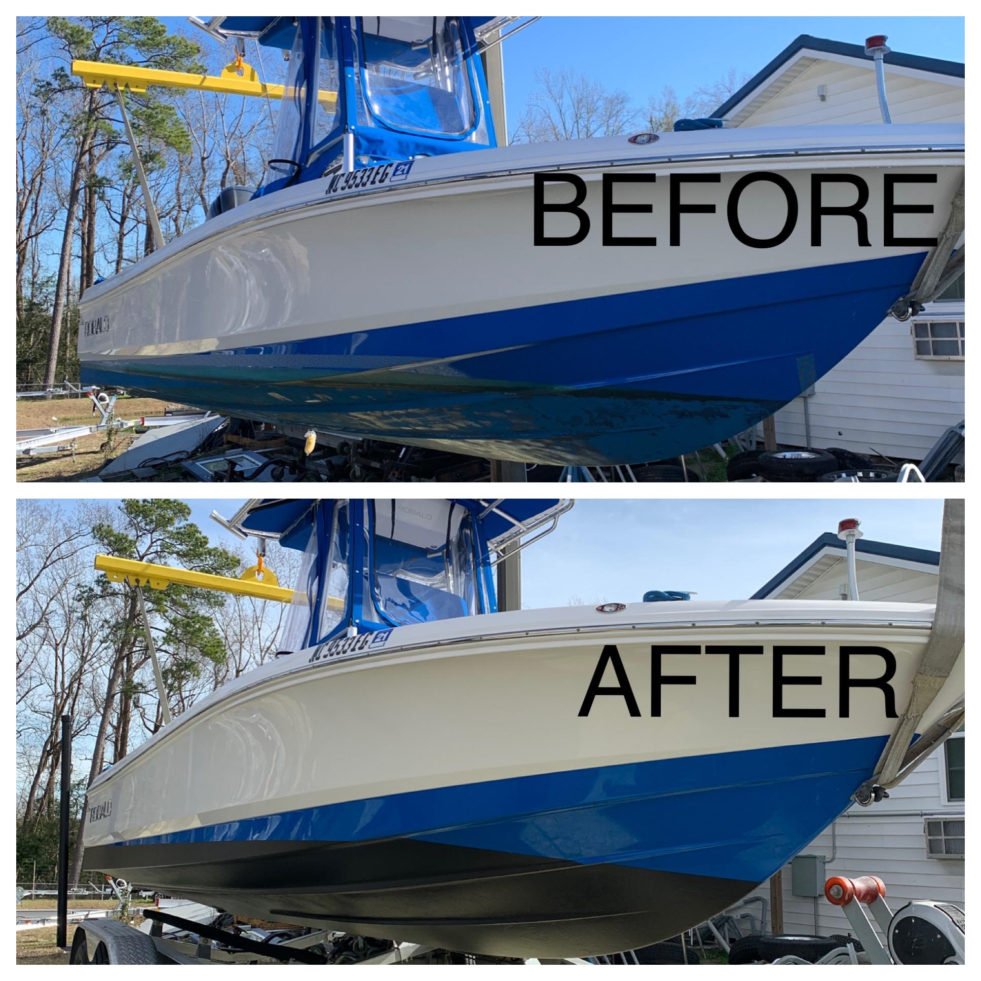 bottom painting a sailboat